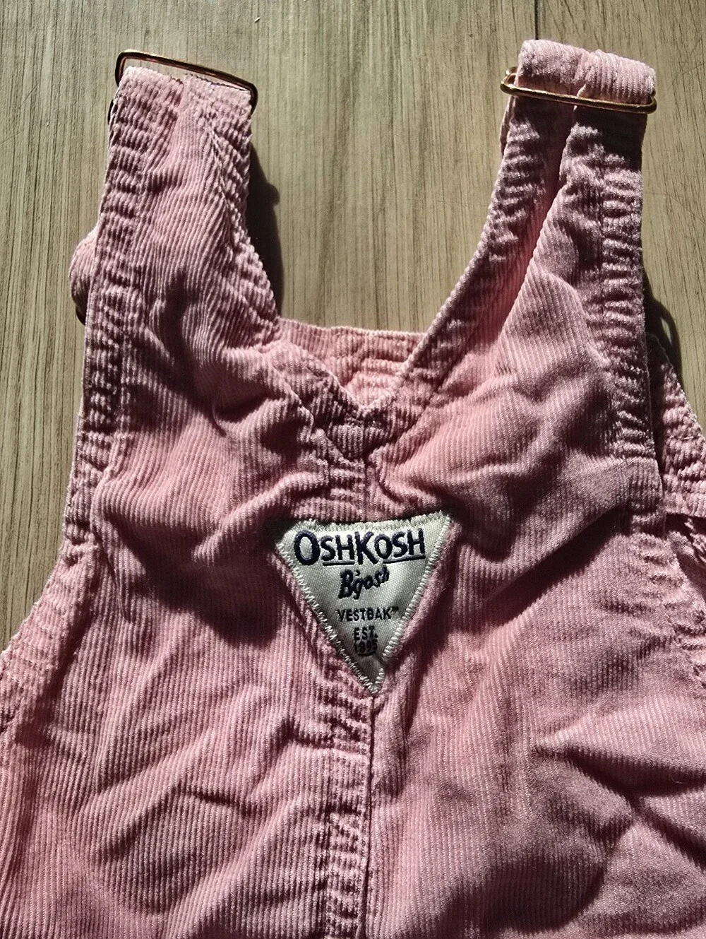 OshKosh B'gosh Dusty Rose Corduroy Overalls